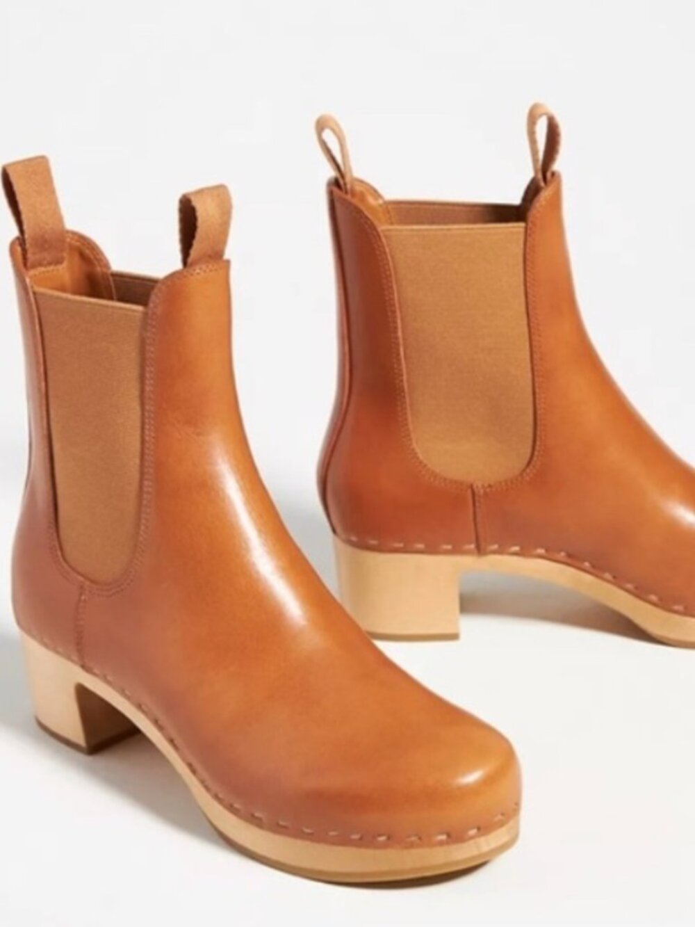Loeffler Randall Brown Leather Chelsea Boots Size 7.5